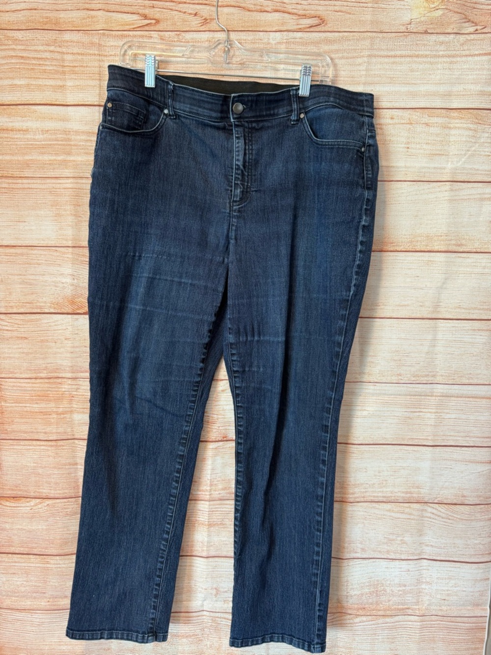 Chico's Dark Indigo Straight-Leg Women’s Jeans